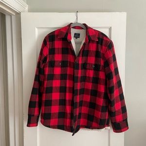 J. Crew Lumberjack Lined Flannel Shirt/Jacket